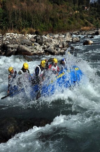 Rafting in nepal rivers